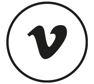 Vimeo Outline Sticker