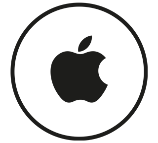 Apple Outline Sticker