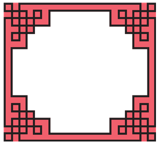 Deco Border 1 Sticker