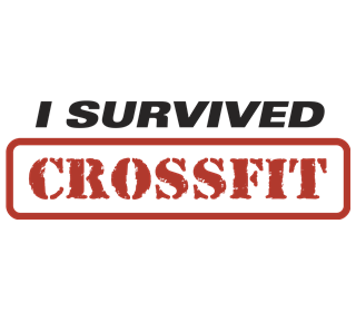 I Survived Crossfit Sticker