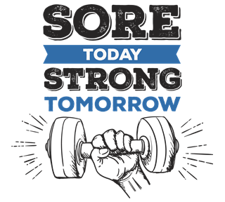 Sore Today Strong Tomorrow Sticker