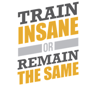 Train Insane Sticker