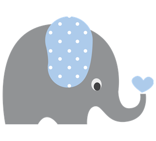 Elephant Kids Sticker