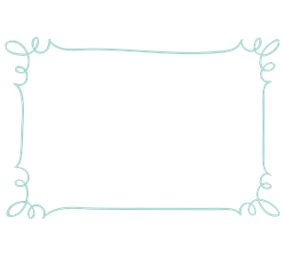 Curly Frame Border Sticker