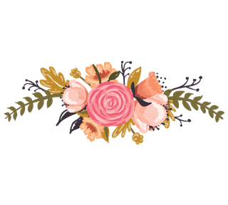 Bouquet Flower Arch Sticker