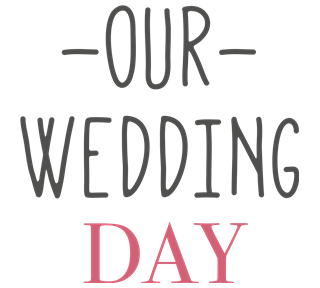 Our Wedding Day Sticker