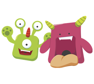 Cute Monsters Sticker