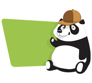 Panda Name Sticker