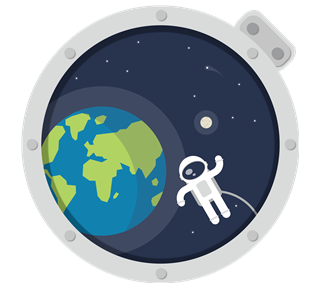 Space Station Sticker