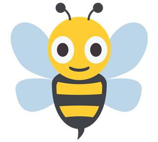 Cute Bee Sticker