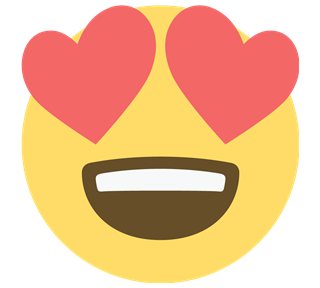 Love Heart Eyes Emoji Sticker