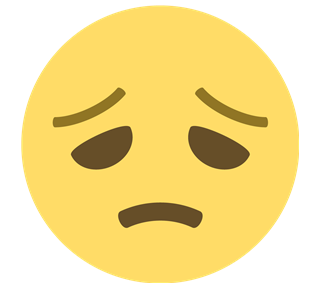 Disappointed Sticker