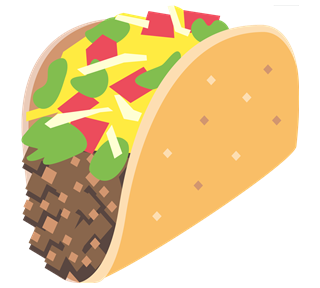 Taco Sticker