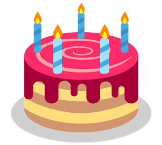 Birthday Cake Sticker