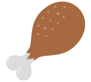 Chicken Leg Sticker