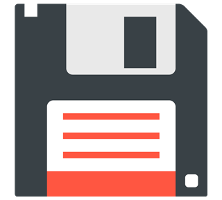 Floppy Disk Sticker