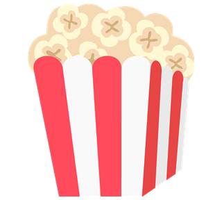 Popcorn Sticker
