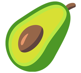 Avocado Sticker