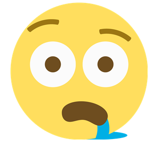 Drool Sticker