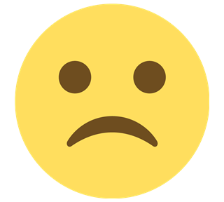 Sad Face Sticker