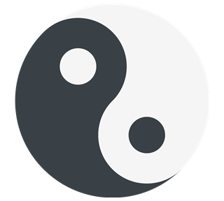 Ying Yang Sticker