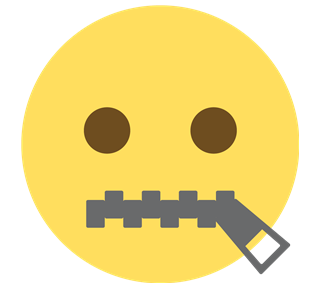 Zip It Sticker