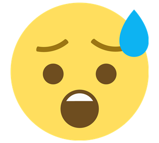 Exasperated Sticker