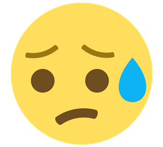 Sad Tear Sticker