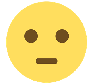 Blank Stare Sticker