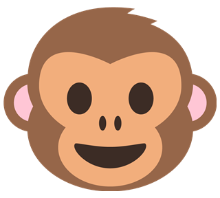 Monkey Sticker