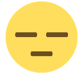 No Words Sticker