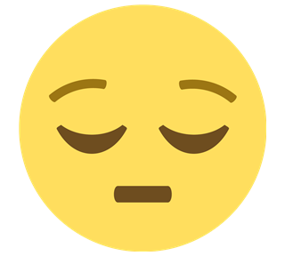 Tired Sticker