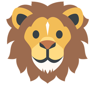 Lion Head Sticker