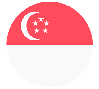 Singapore Flag Sticker