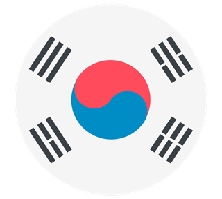 South Korea Flag Sticker