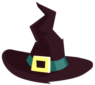 Witches Hat Sticker