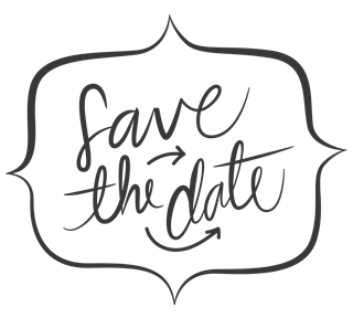Save The Date Sticker
