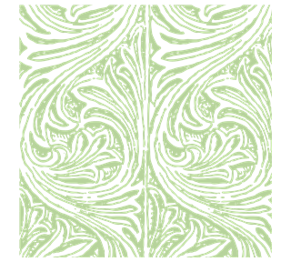 Floral Damask Pattern Sticker