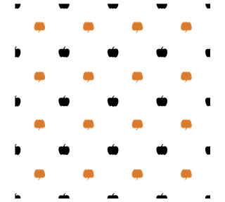 Pumpkin Pattern Sticker