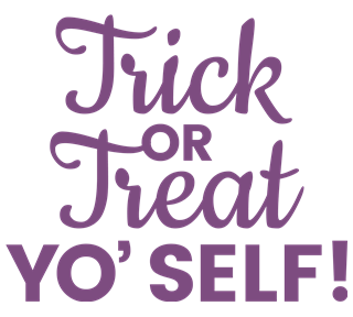 Trick Or Treat Yo' Self Sticker