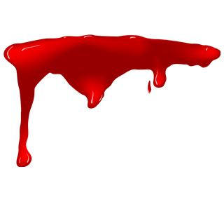 Blood Splatter 1 Sticker