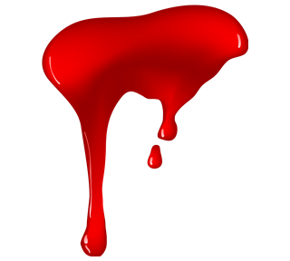 Blood Splatter Sticker