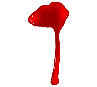 Blood Splatter Sticker