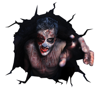 Zombie Costume Sticker