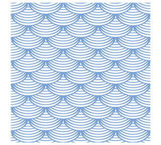 Scallop Curtain Sticker