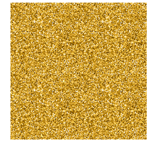 Gold Glitter Sticker