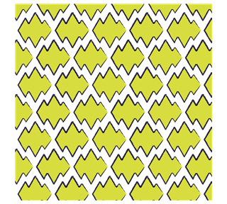 Artistic Diamonds Outlined Sticker