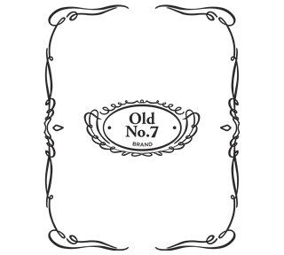 Whiskey Frame Sticker