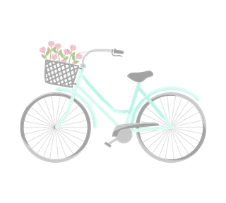 Basket Bicycle Sticker