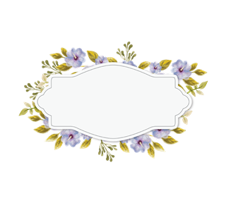 Floral Sign Sticker